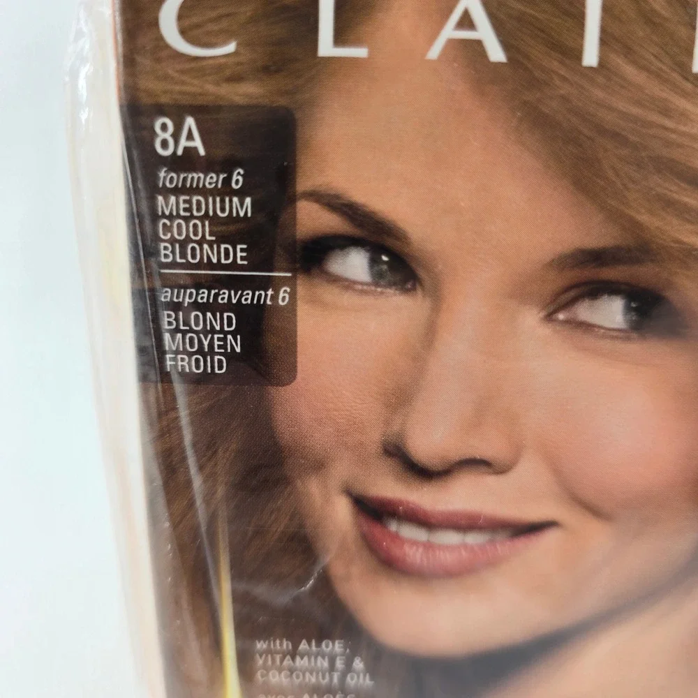 Clairol Natural Instincts Hair Color 8A Medium Cool Blonde 3 Pack New
